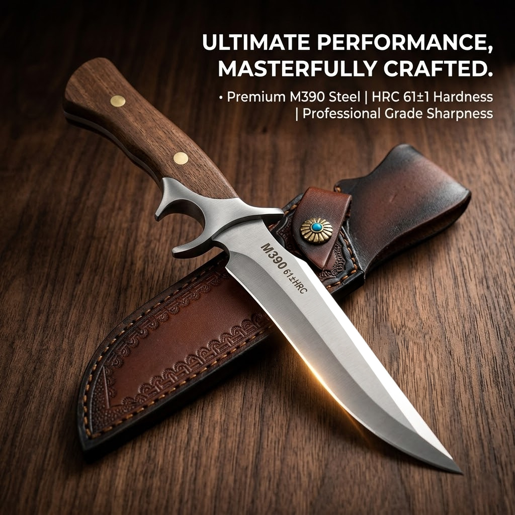 Outdoor Pocket knife M390 stee - đánh giá và giá Bushcraft Knife Fixed