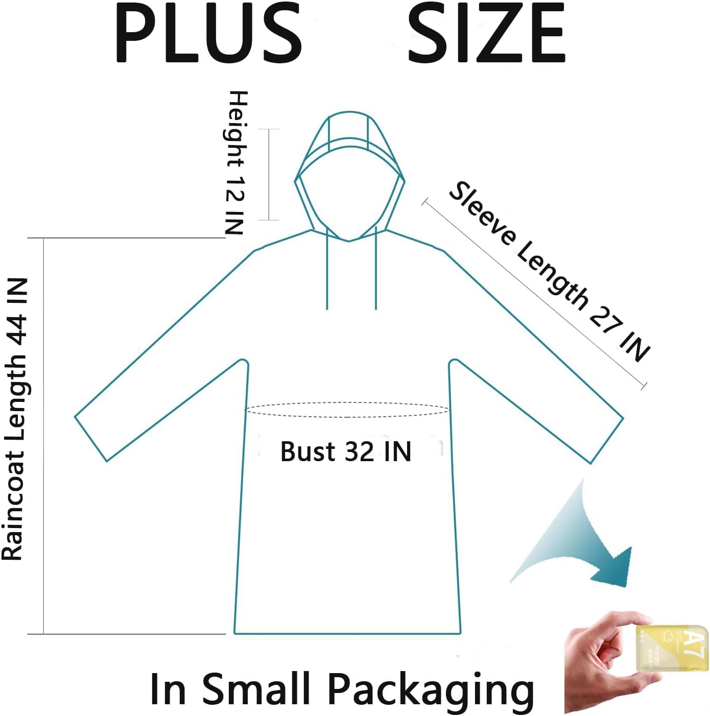 Disposable Rain Poncho Emergen - đánh giá và giá Emergency Poncho Rain