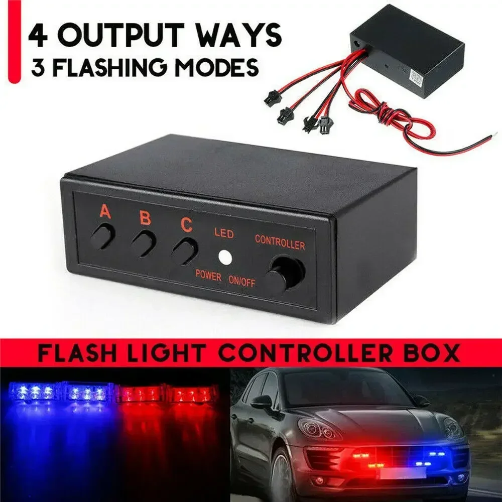 4 Ways LED Strobe Flash Light  - đánh giá và giá Sos Light Strobe