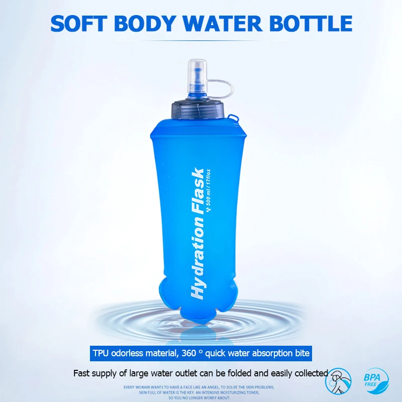 250ml 500ml 750ml Portable Fol - đánh giá và giá Water Bag Collapsible