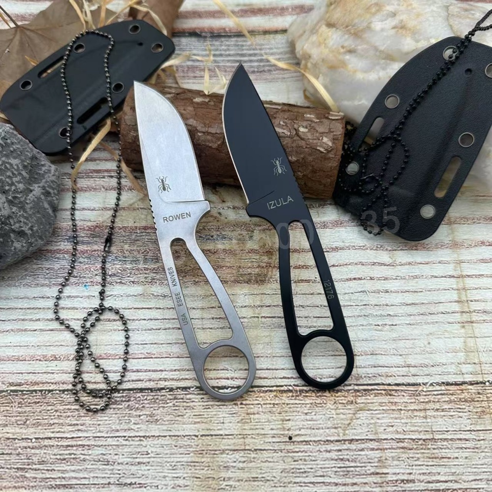 IZULA High-Strength Straight K - đánh giá và giá Bushcraft Knife Fixed