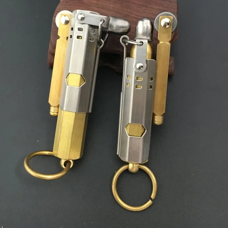 New Novelty Retro Lighter Tren - đánh giá và giá Fire Starting Kit